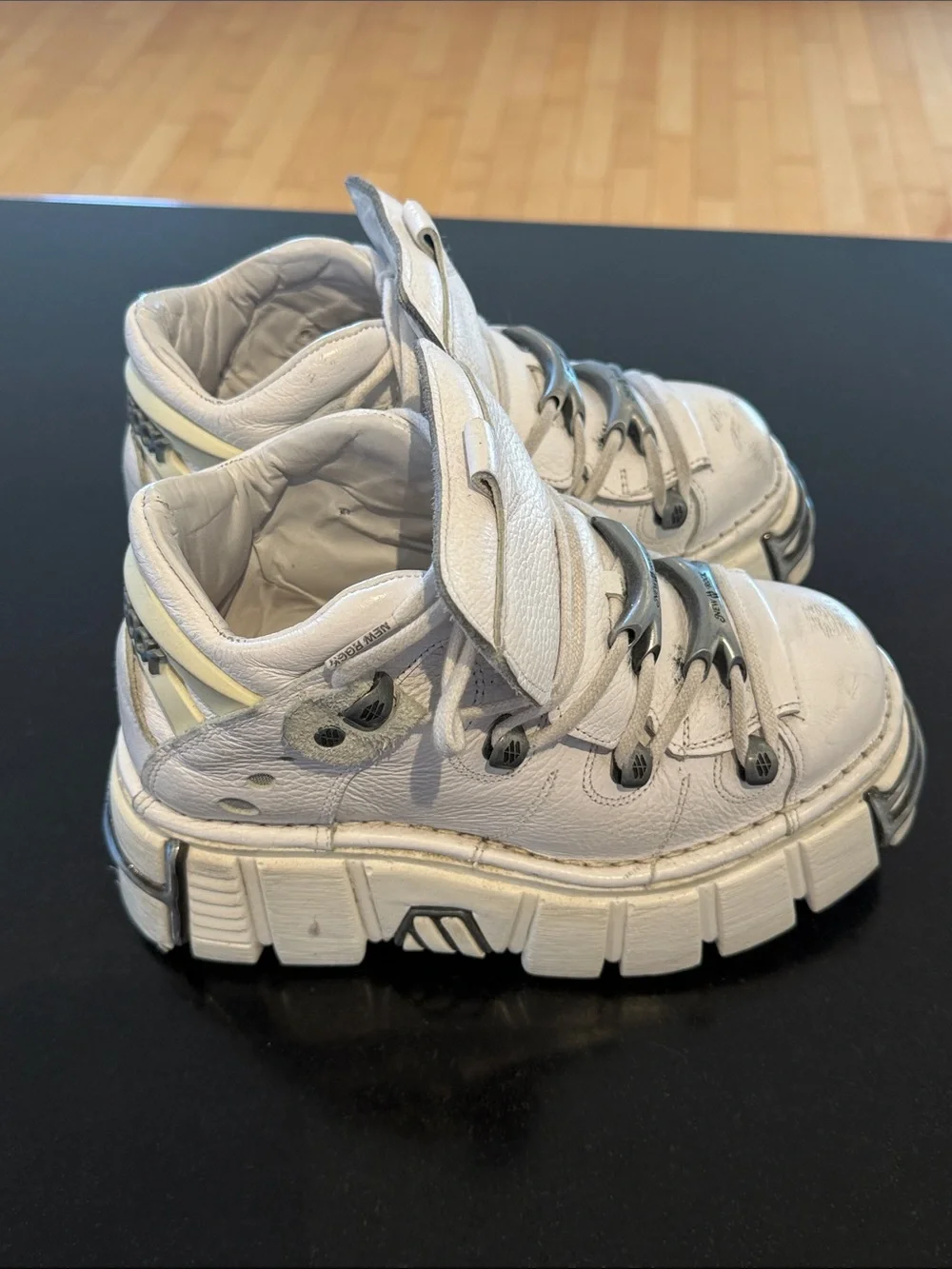 New Rock White Platforms